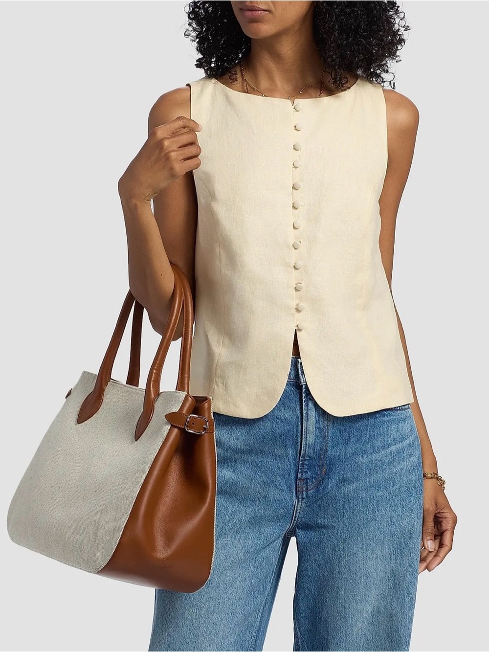 Reformation Addison Linen Top - Picture 3 of 4